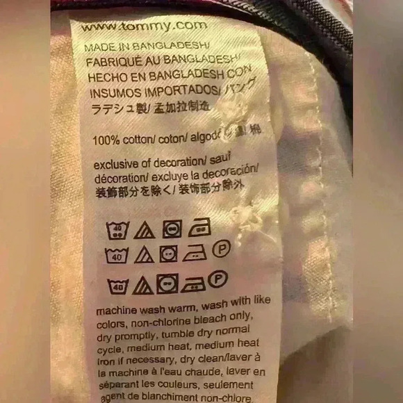 Tommy Hilfiger Men’s 9 inch inseam/ Waist 35 Striped Shorts. 100% cotton. 🇺🇸 - Picture 9 of 10